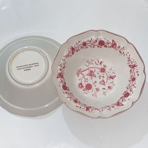 Two Vintage Vegetable’s Serving Bowls Pick White Korea